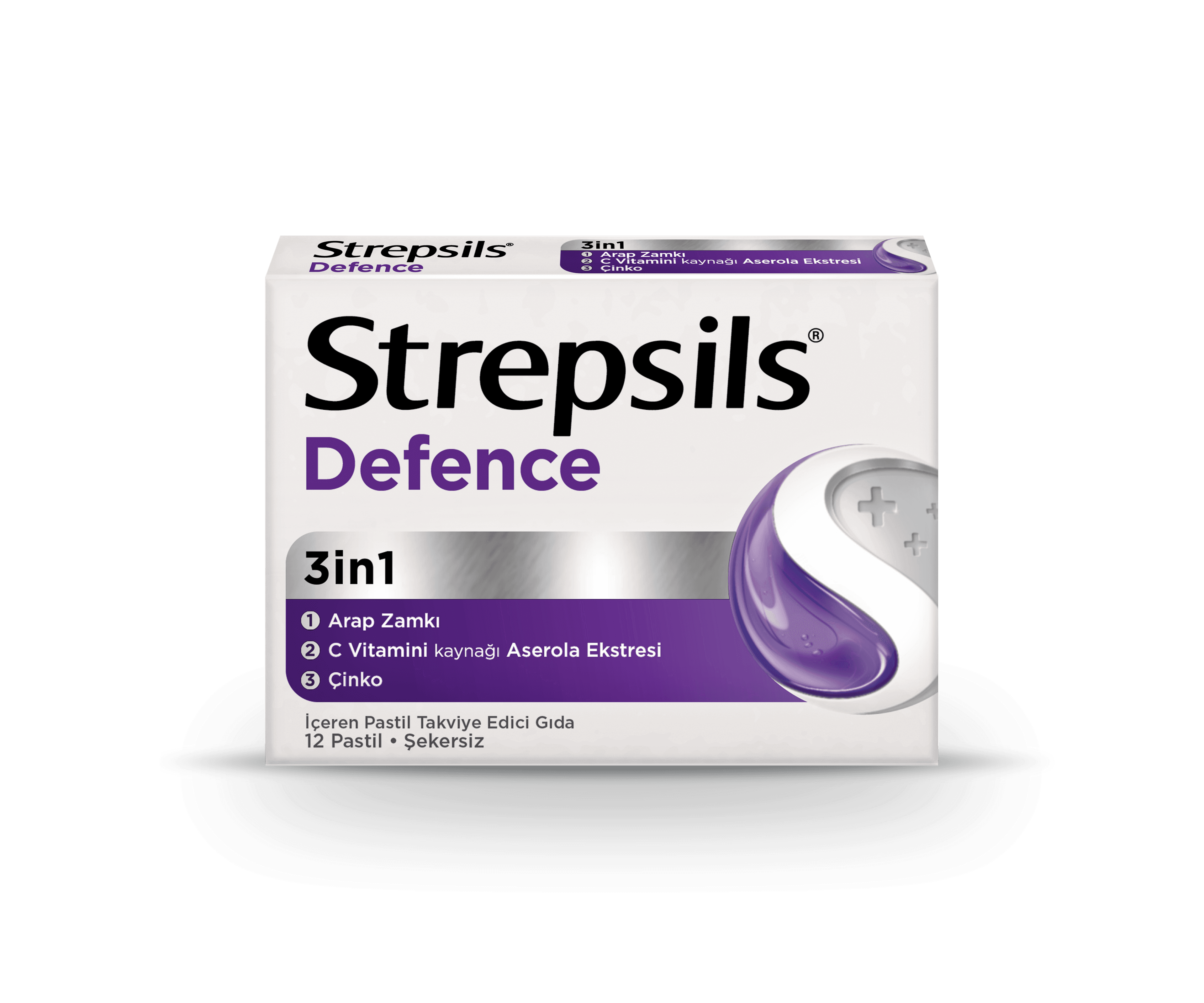 Strepsils Defence Takviye Edici Gıda 12 Pastil