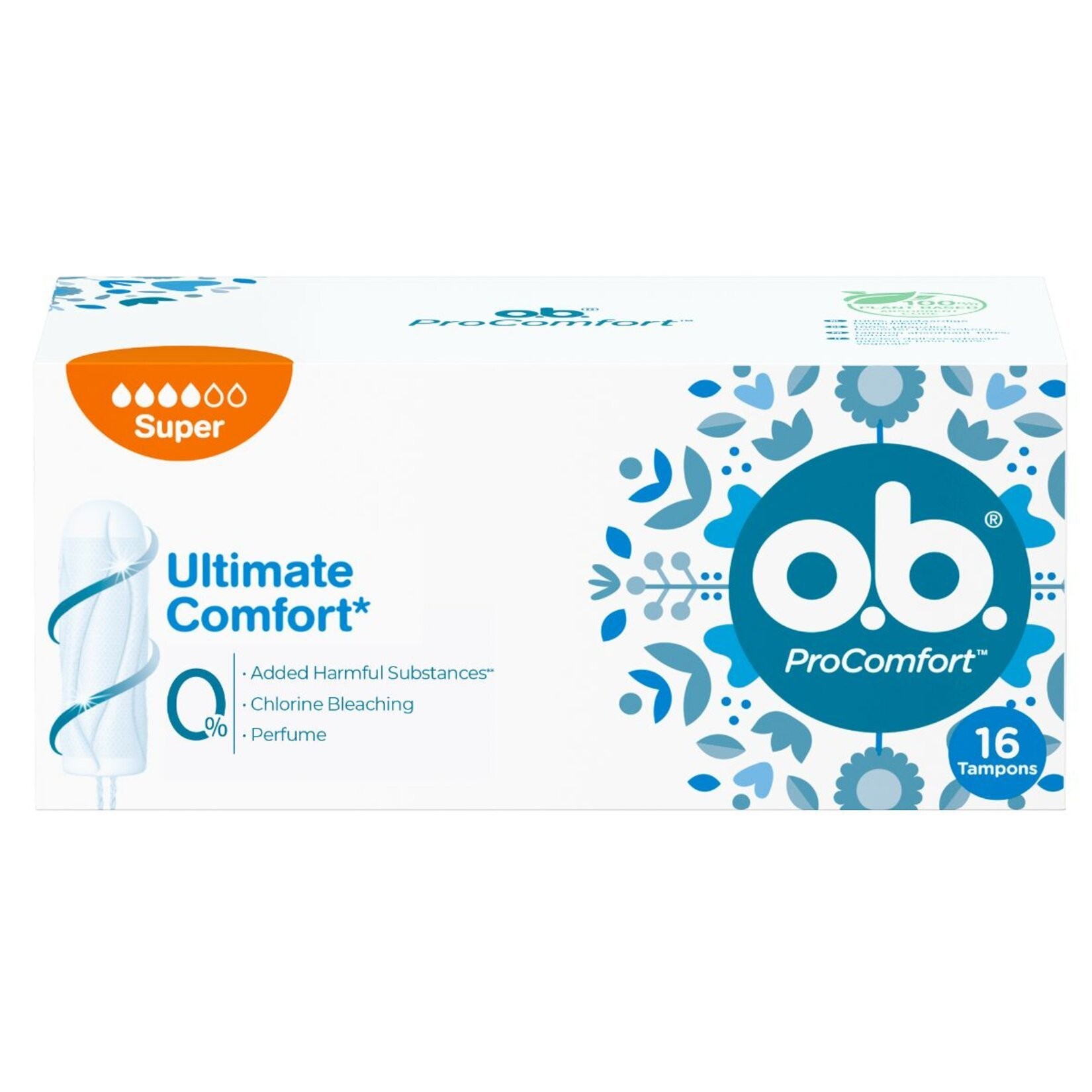 O.B. Procomfort Ultimate Comfort Tampon 16'lı