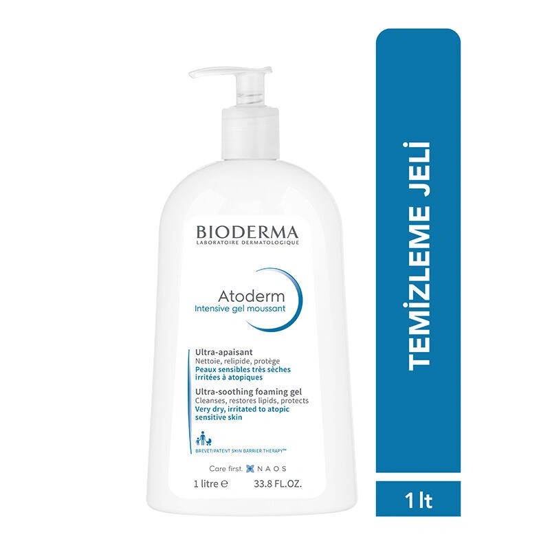 Bioderma Atoderm Intensive Foaming Gel 1 Litre - Yüz Yıkama Jeli