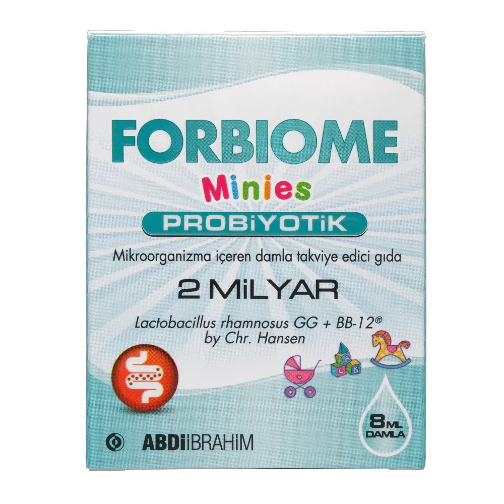 Forbiome Minies 2 Milyar Mikroorganizma İçeren Damla, 8 ML - Abdi İbrahim