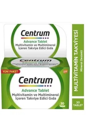 Centrum Advance Multivitamin ve Multimineral 30 Tablet