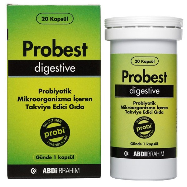 Probest Digestive Probiyotik Takviye Edici Gıda 20 Kapsül