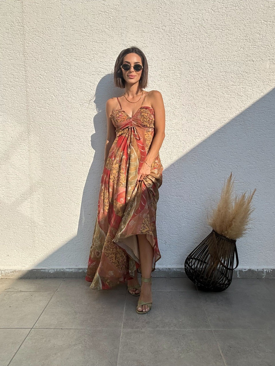 Zara Model Şifon Elbise 