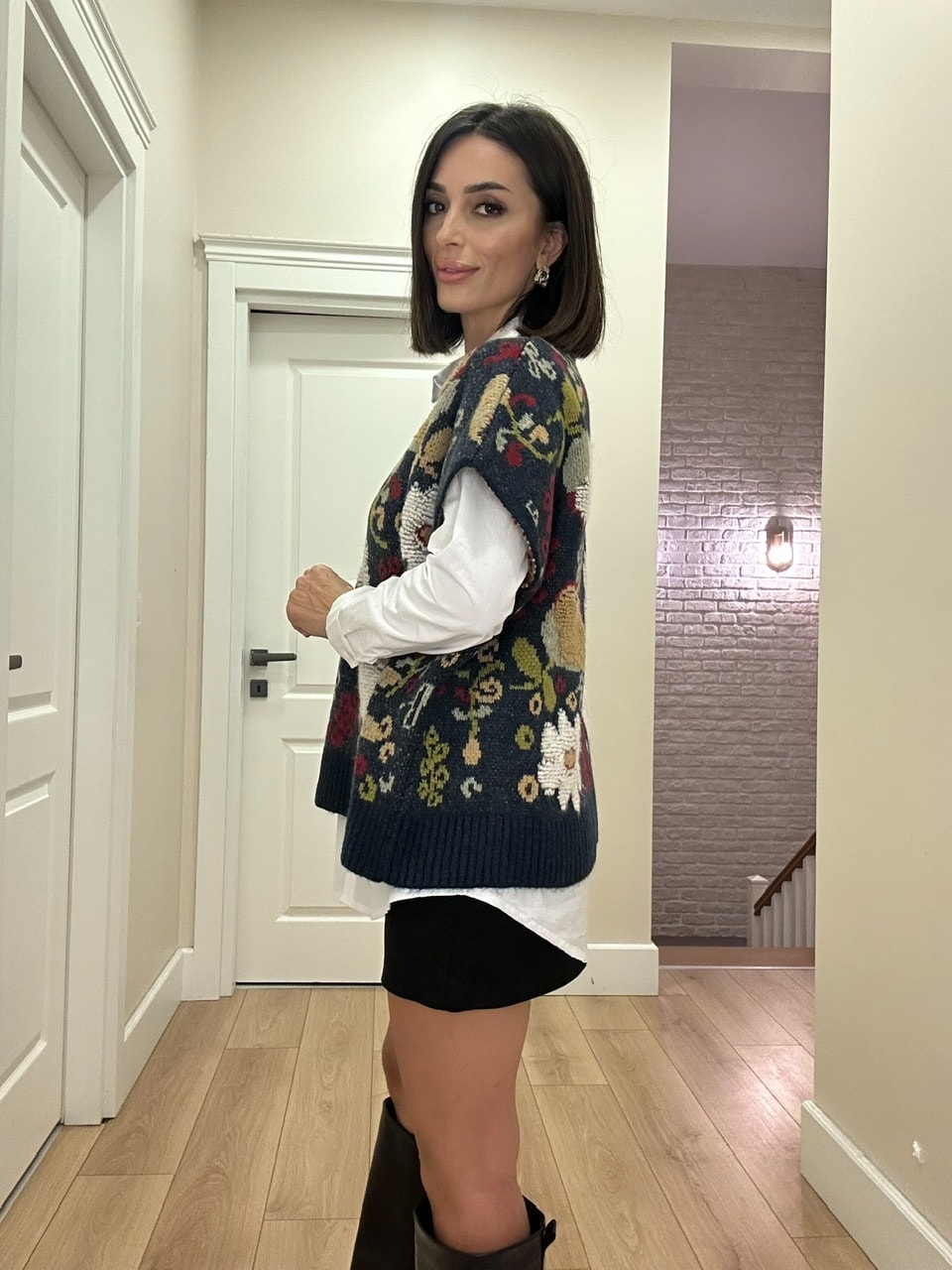 Twist Model Süveter Gömlek 