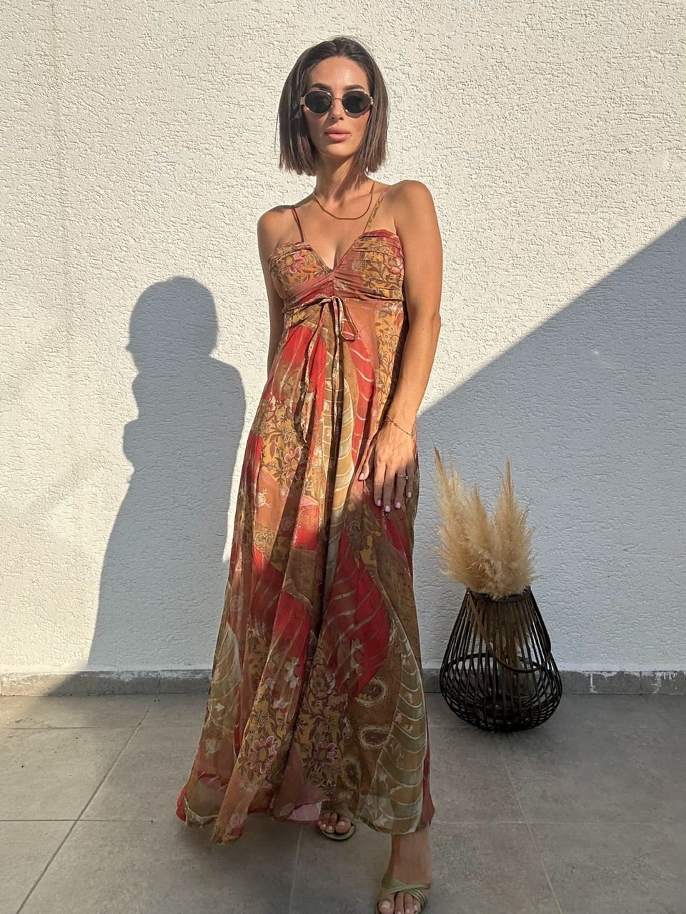 Zara Model Şifon Elbise 