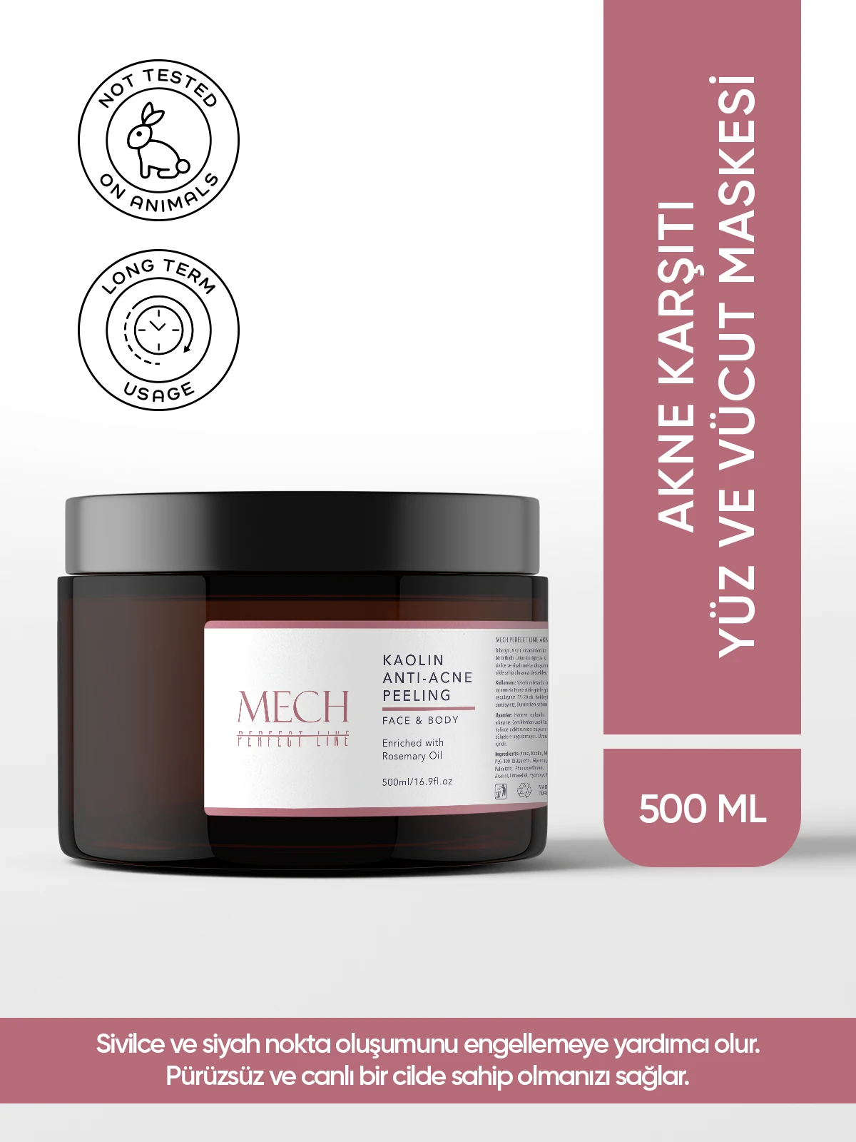 MECH PERFECT LINE AKNE KARŞITI YÜZ & VÜCUT MASKESİ 500 ml
