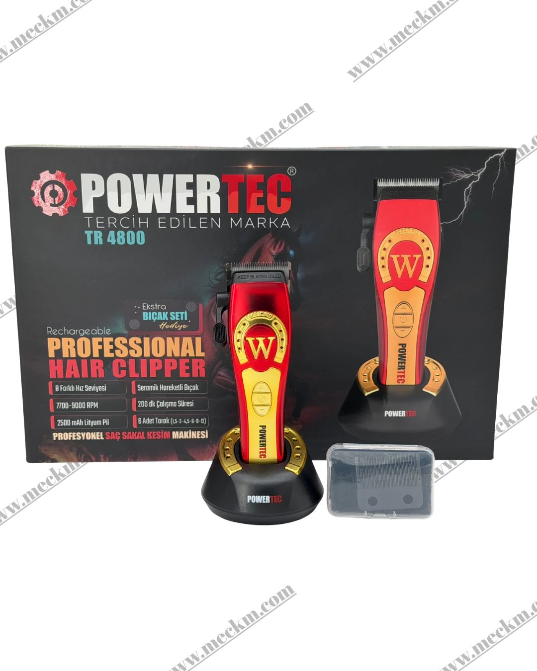 POWERTEC PROFESYONEL SAÇ SAKAL KESİM MAKİNESİ TR-4800