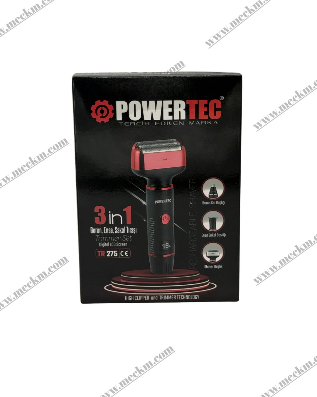 POWERTEC 3 İN 1 TIRAŞ MAKİNESİ TR-275