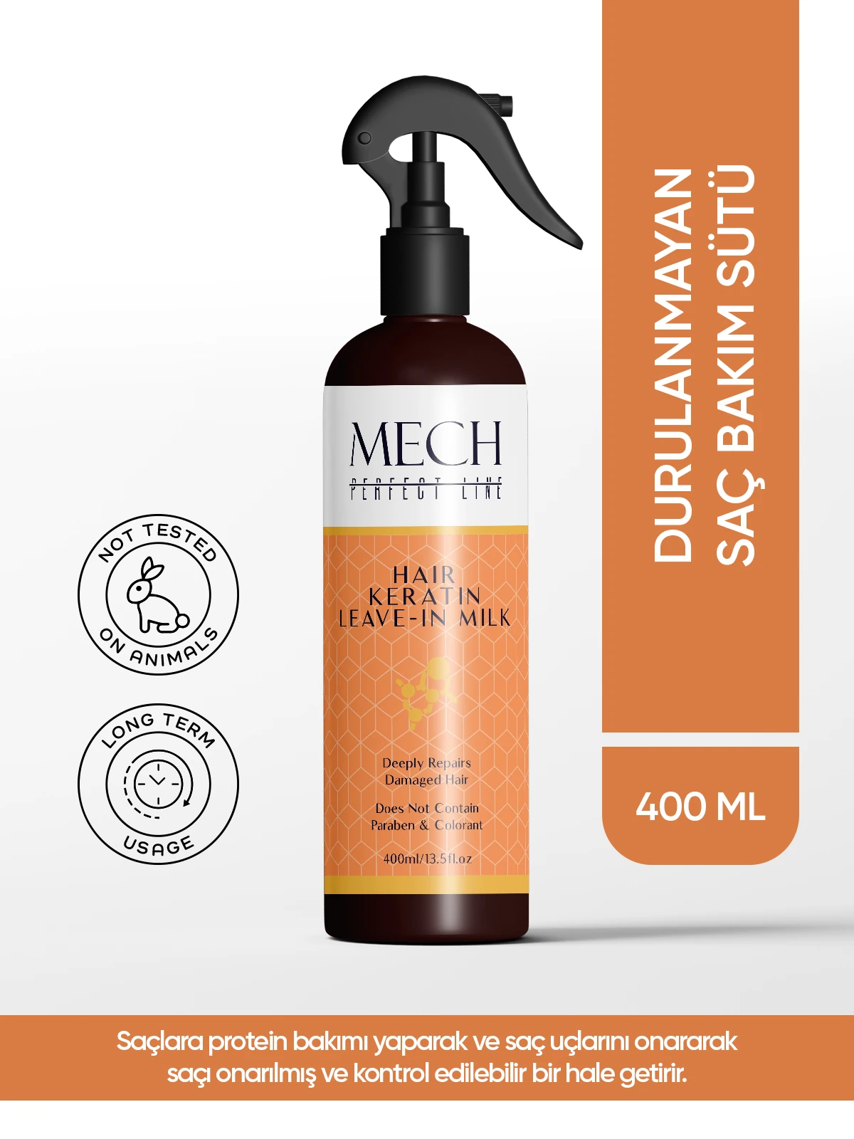 MECH PERFECT LINE KERATİNLİ DURULANMAYAN SAÇ BAKIM SÜTÜ 400 ml