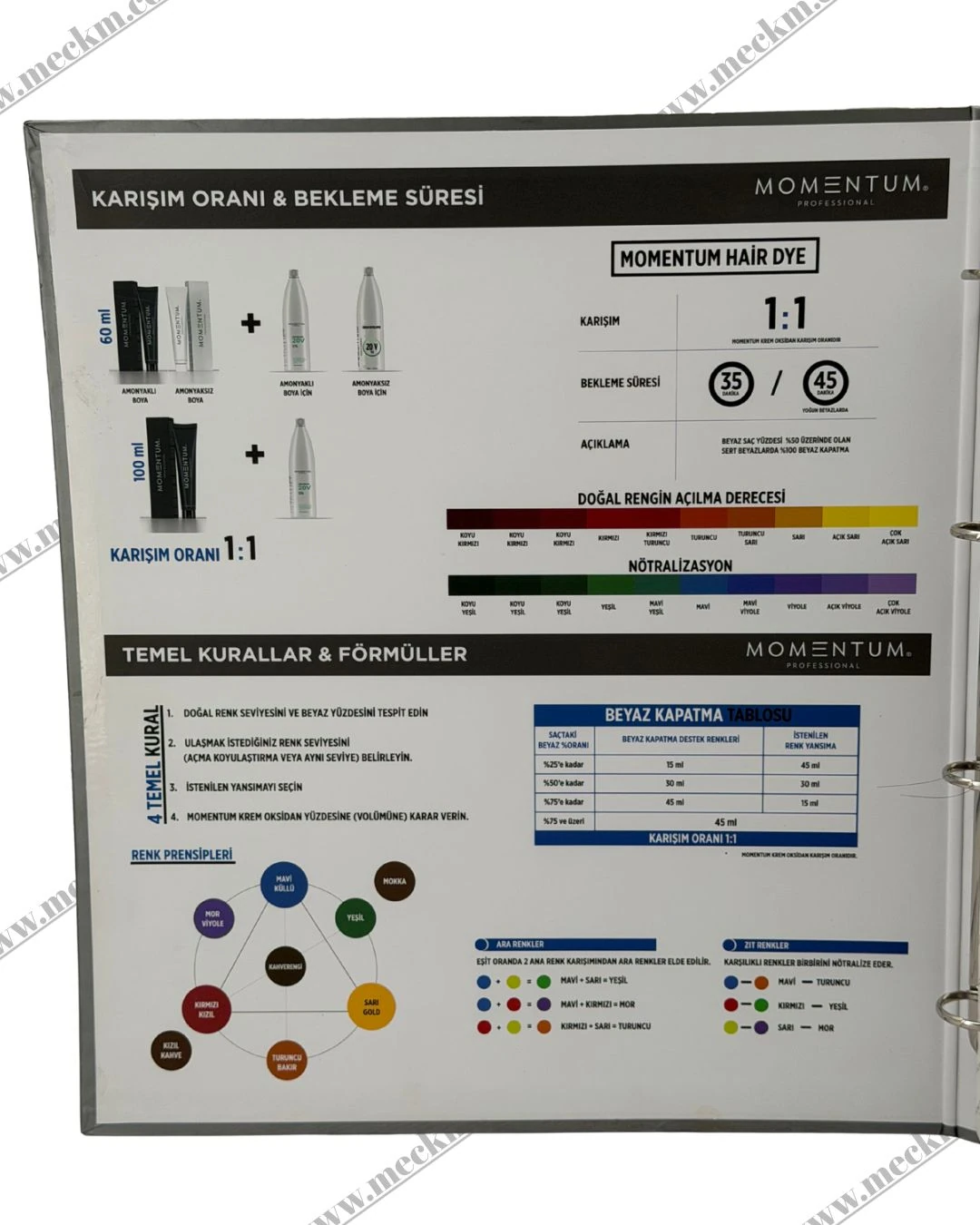 MOMENTUM KREM SAÇ BOYASI 100 ML 