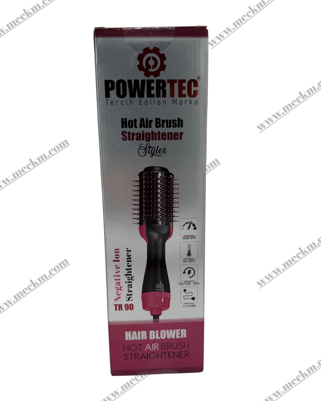 POWERTEC SAÇ KURUTUCU ŞEKİLLENDİRİCİ DÜZLEŞTİRİCİ TR90