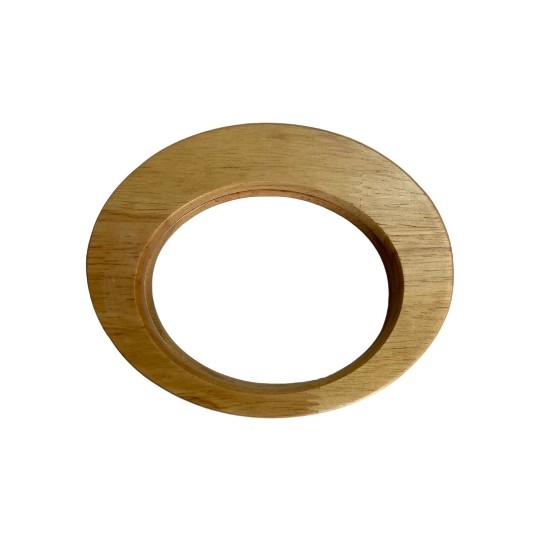 Oval Ahşap Çanta Sapı