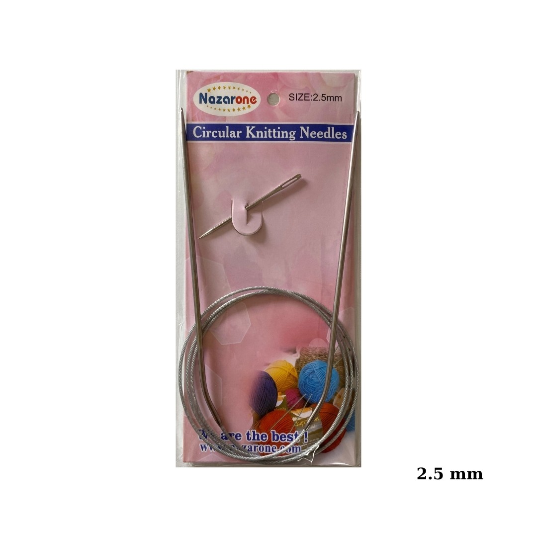 Nazarone Çelik Misinalı Şiş 100 Cm - 2.5 mm image