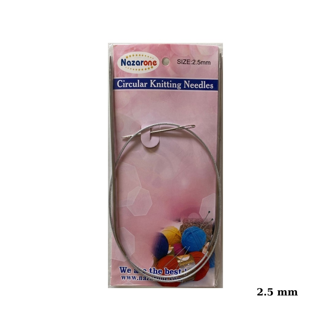 Nazarone Çelik Misinalı Şiş 60 Cm - 2.5 mm image