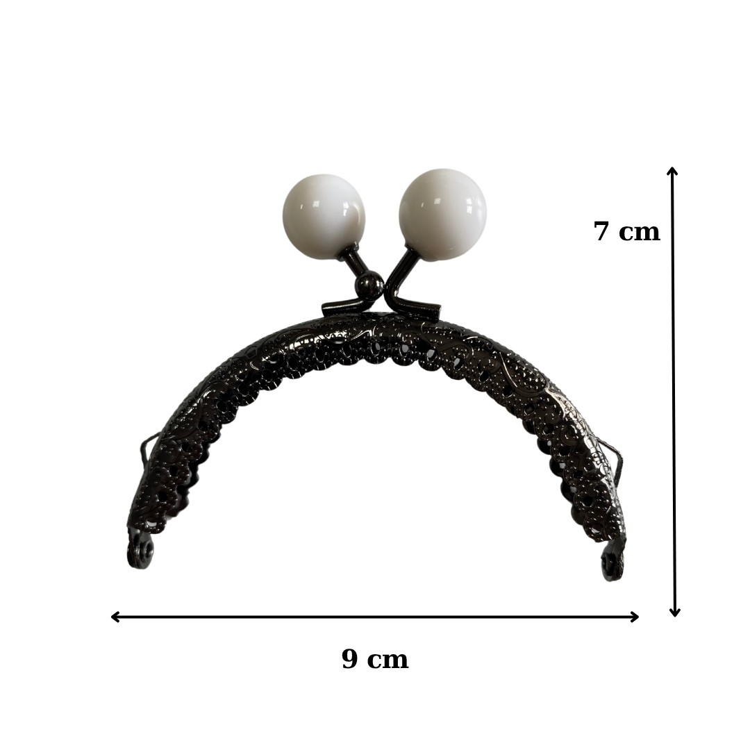 Oval Tokalı Cüzdan Klipsi Eskitme - Antrasit image
