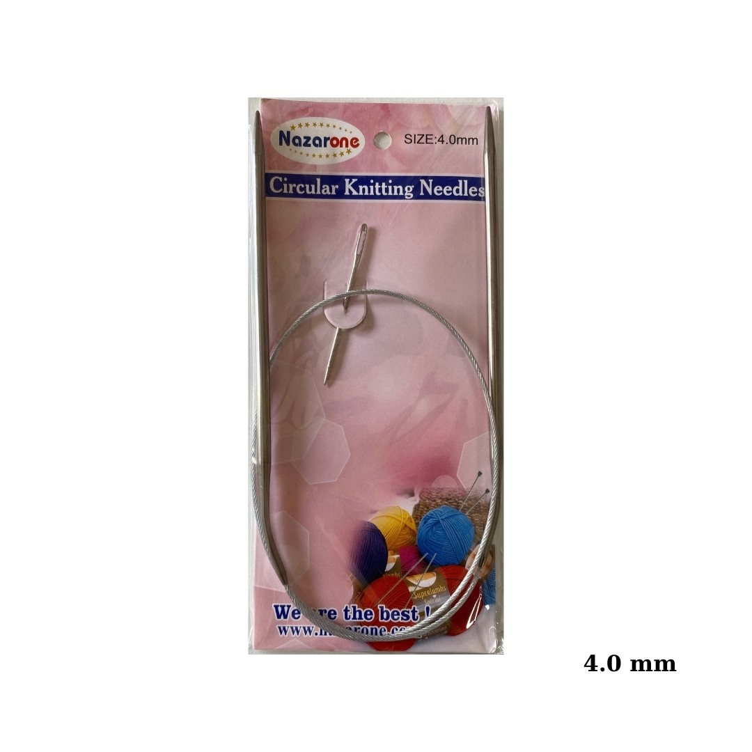Nazarone Çelik Misinalı Şiş 60 Cm - 4.0 mm image