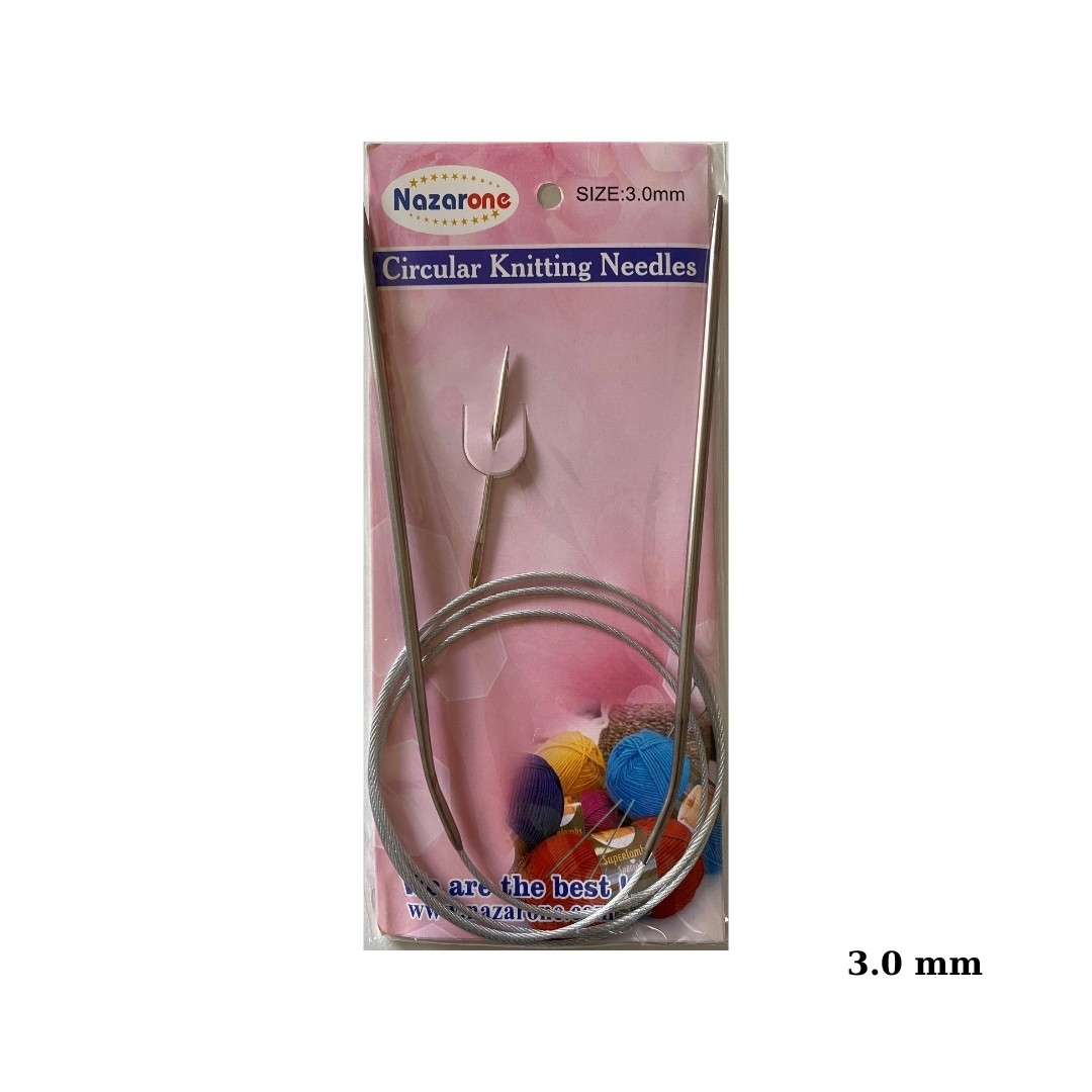 Nazarone Çelik Misinalı Şiş 100 Cm - 3.0 mm image