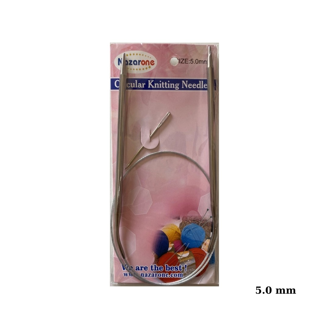 Nazarone Çelik Misinalı Şiş 60 Cm - 5.0 mm image