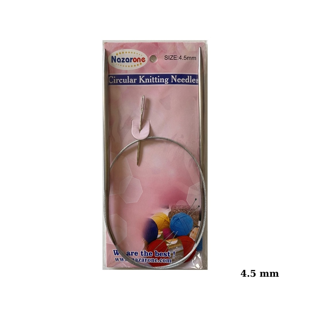 Nazarone Çelik Misinalı Şiş 60 Cm - 4.5 mm image