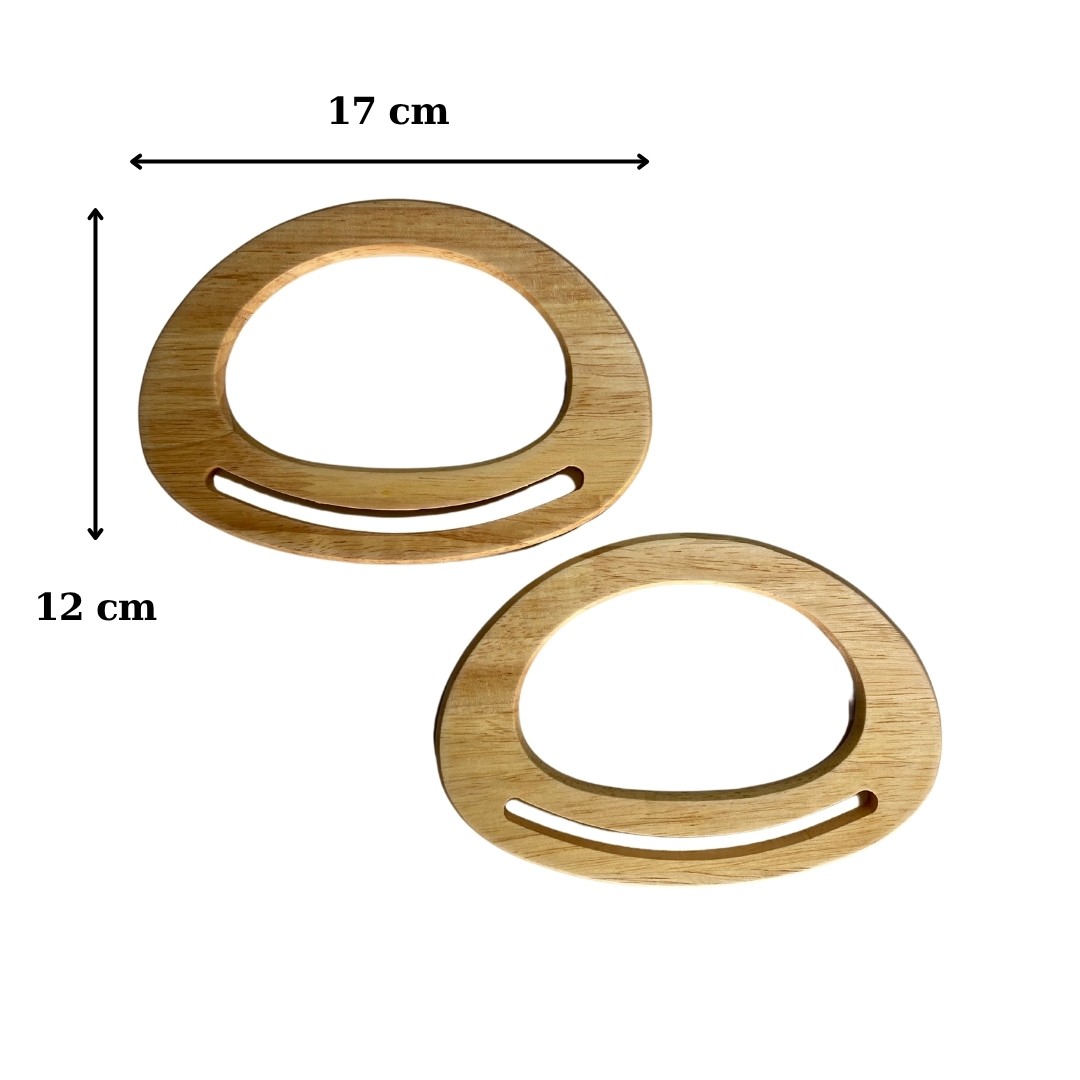 Ahşap Çanta Sapı Oval image