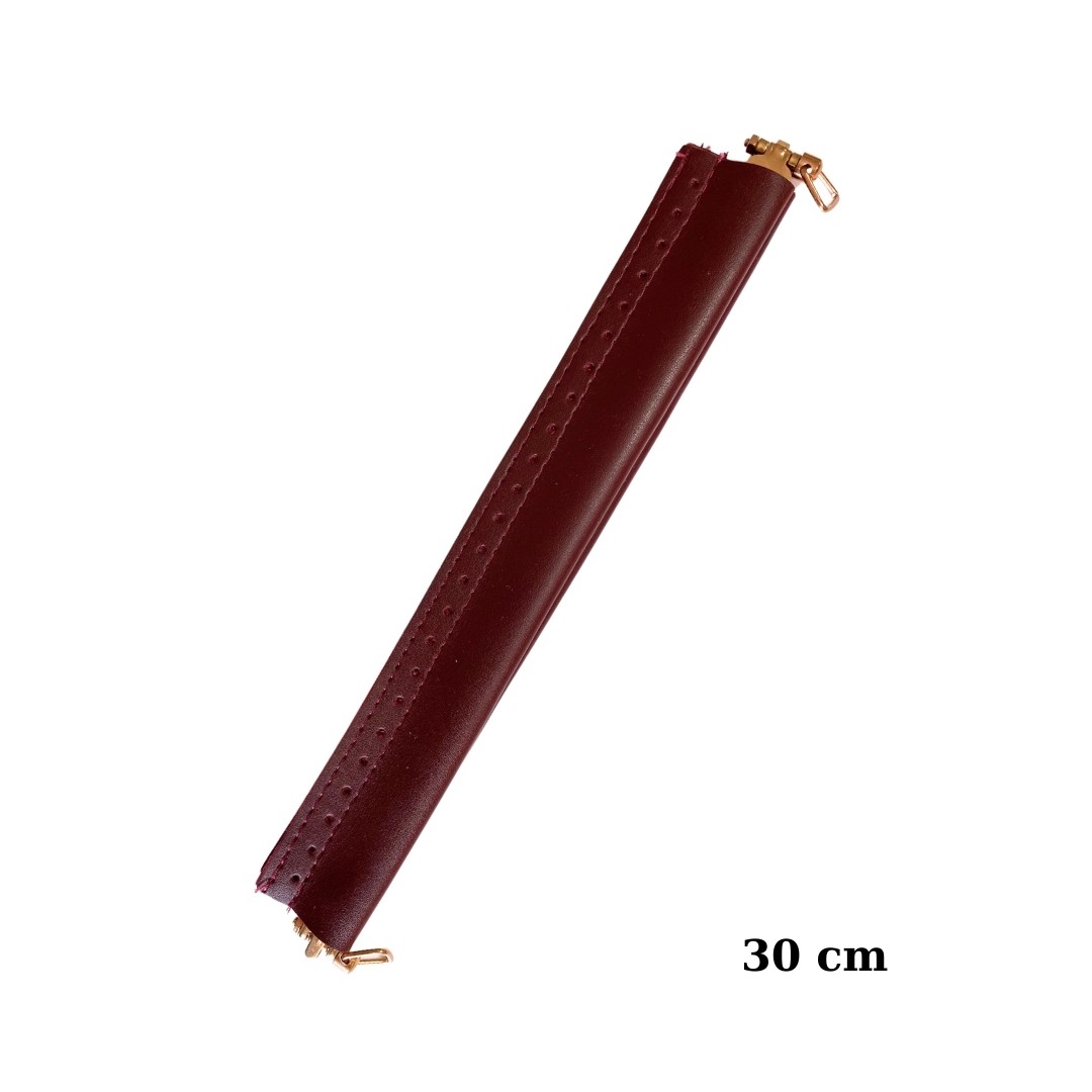 DERİLİ YAYLI BURS 30 CM - Bordo image