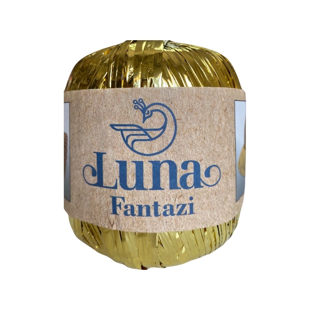 Luna Metalik Raffia - Rafya İp