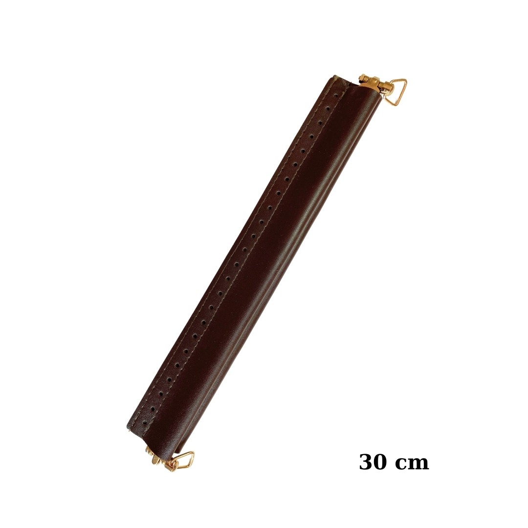 DERİLİ YAYLI BURS 30 CM - Koyu Kahverengi image
