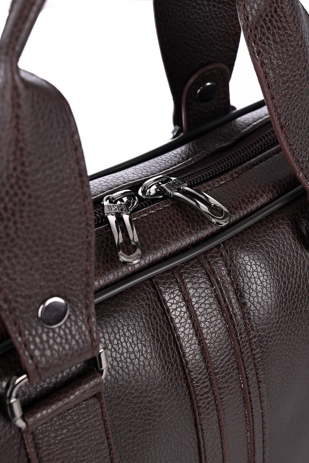 U.s Polo Assn. 6752 Erkek Evrak Çantası Kahverengi