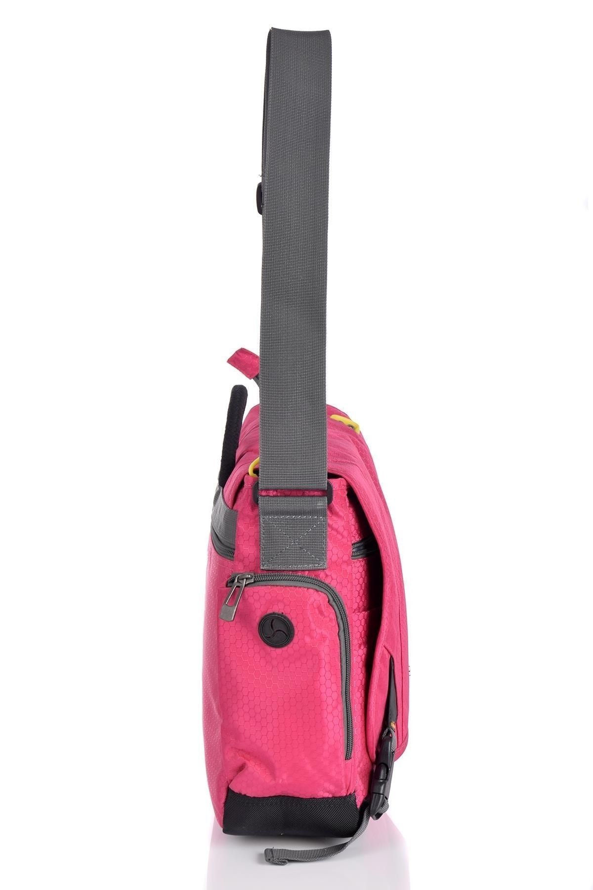 Ççs 30667 Laptop Bölmeli Postacı Çanta Pembe