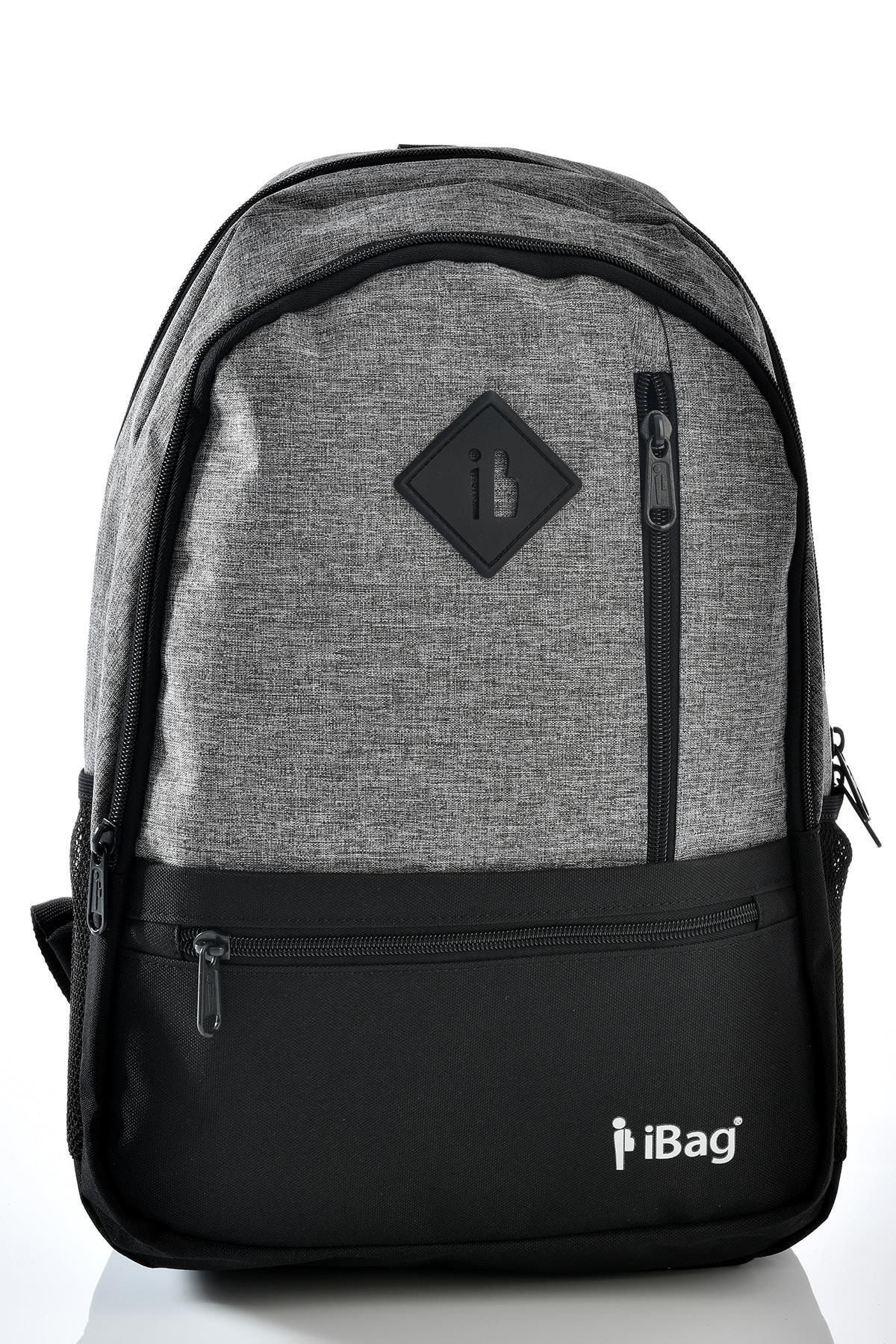 Lidyamed Ibag 14343 Okul Sırt Çantası 3' Lü Set Gri-siyah