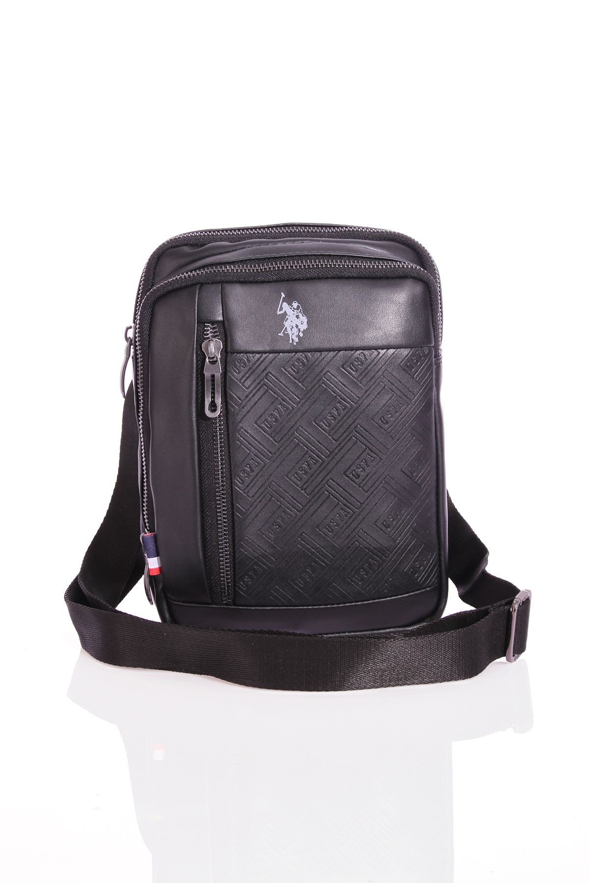 U.S. POLO ASSN. 23642 ASKILI OMUZ ÇANTASI POSTACI ÇANTA SİYAH