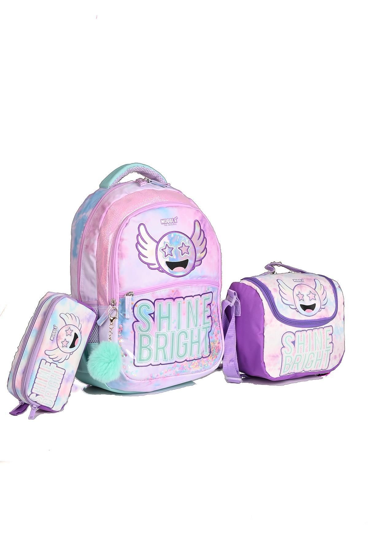 9106 Shine Bright Okul Sırt Çantası 3'Lü Set