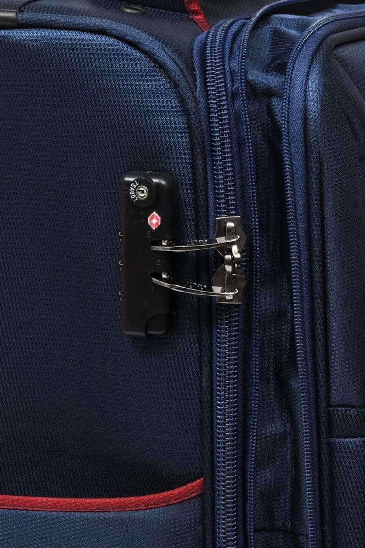 U.S. Polo Assn. PLVLZ9103A Kumaş Valiz Büyük Boy Lacivert