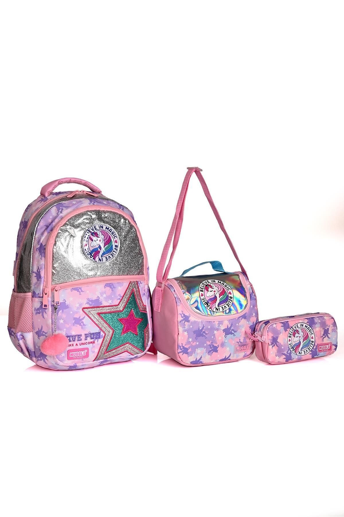 9029 Stars Okul Sırt Çantası 3'Lü Set