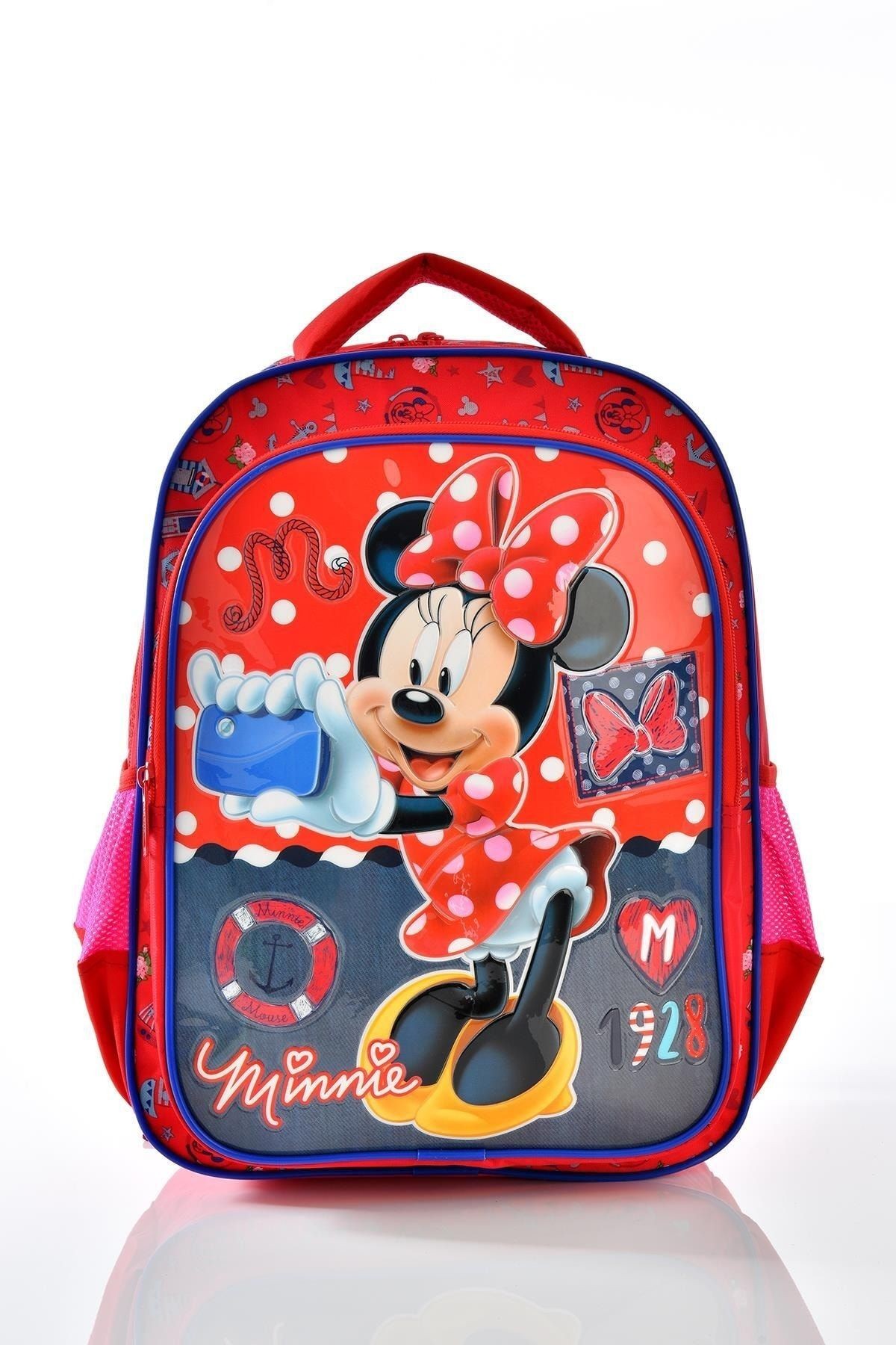 Lidyamed Minnie Mouse 73170 Okul Sırt Çantası 3'lü Set