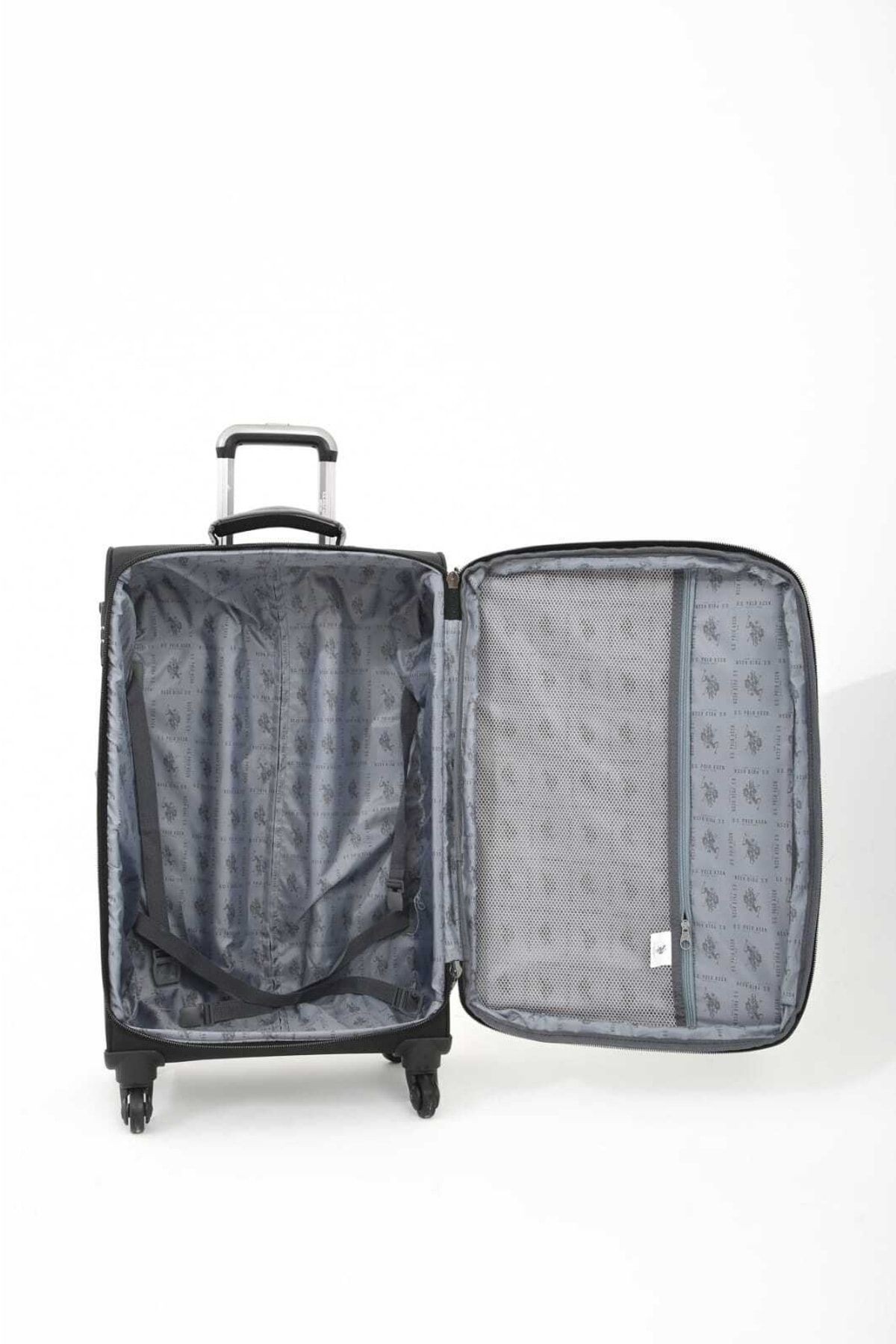 Büyük Boy Kumaş Lacivert Valiz Set Plvlz21266a