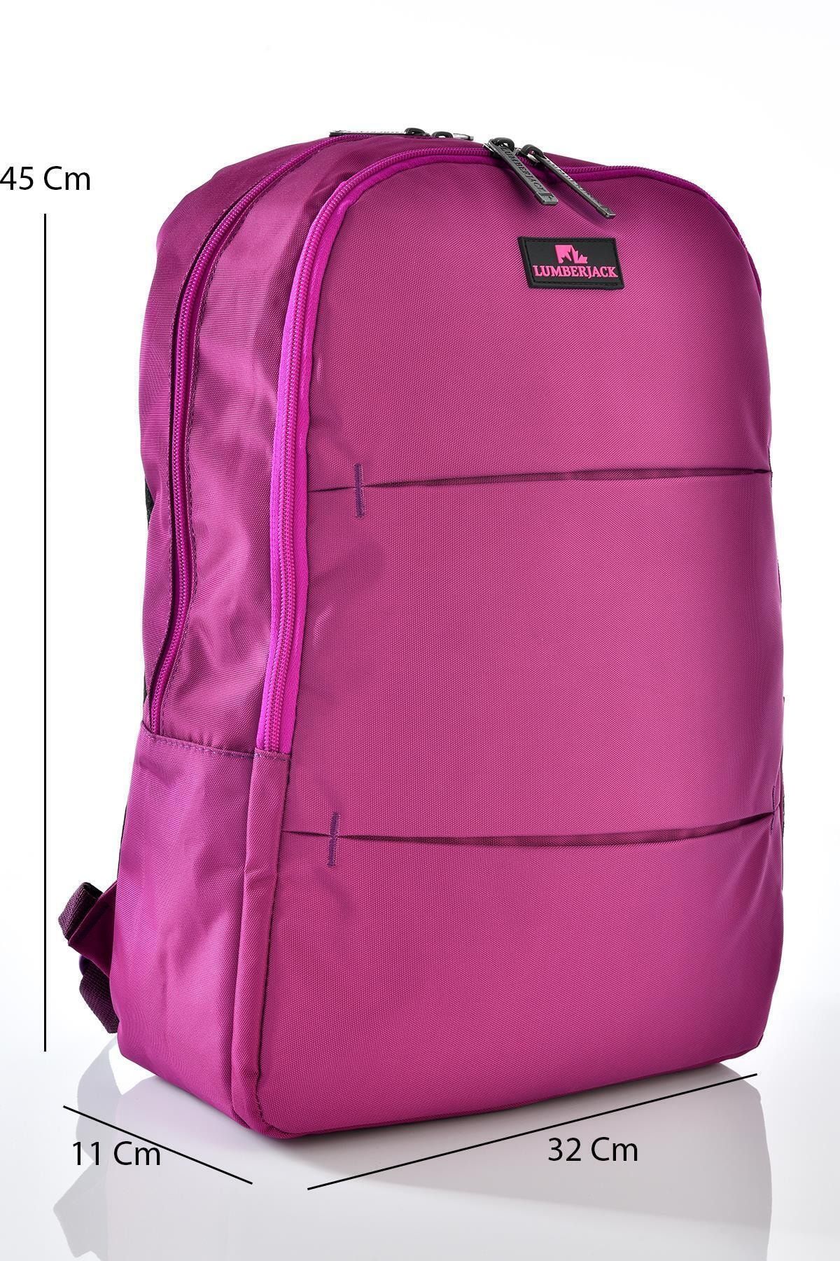 9471 Okul Sırt Çantası Kalemlikli Set Mor