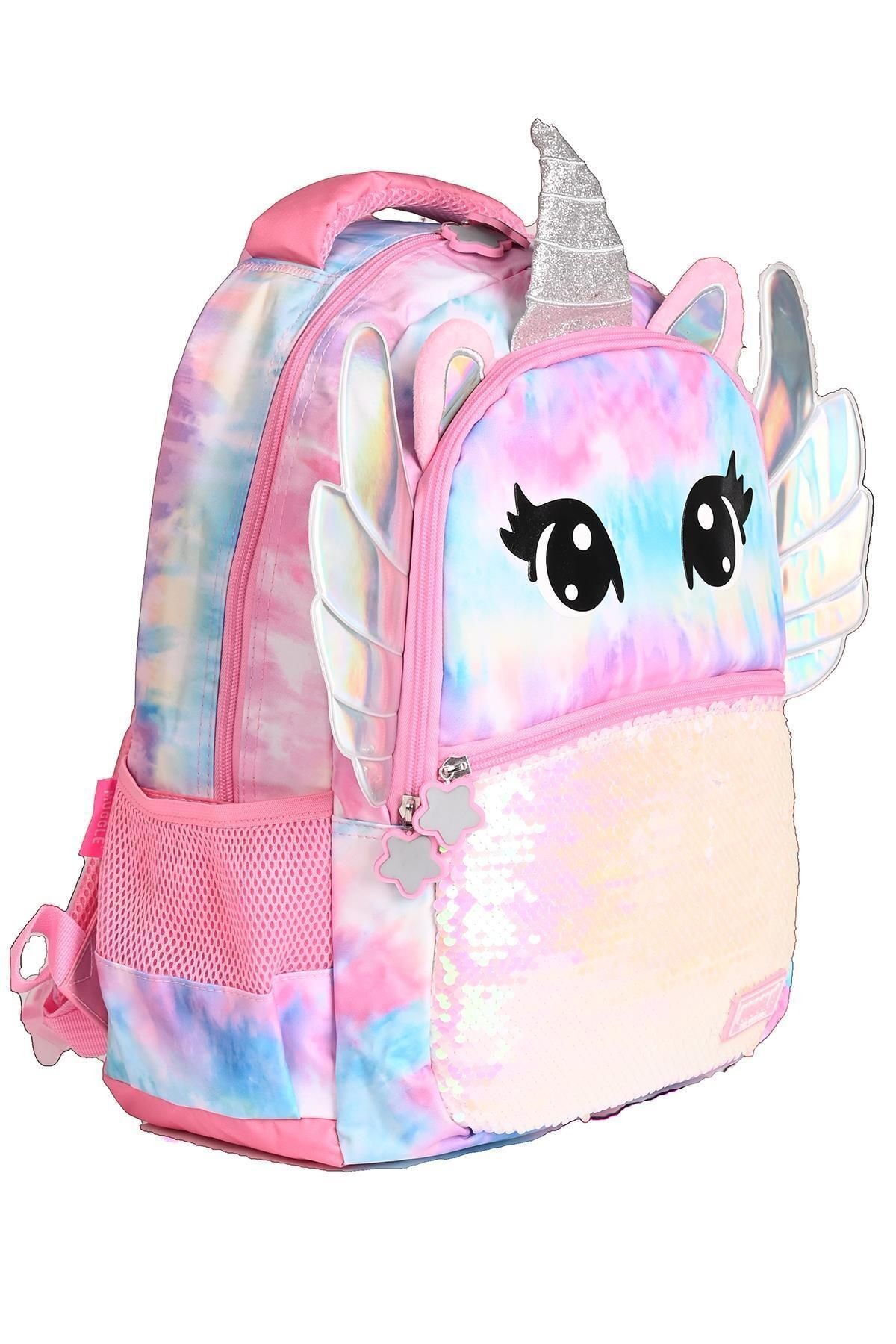 9088 Wings Unicorn Okul Sırt Çantası 3'Lü Set