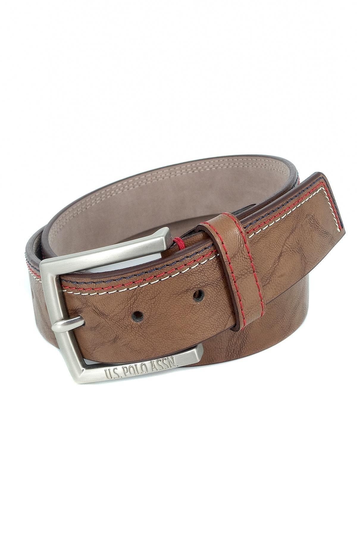 U.s. Polo Assn. Erkek Kemeri Taba