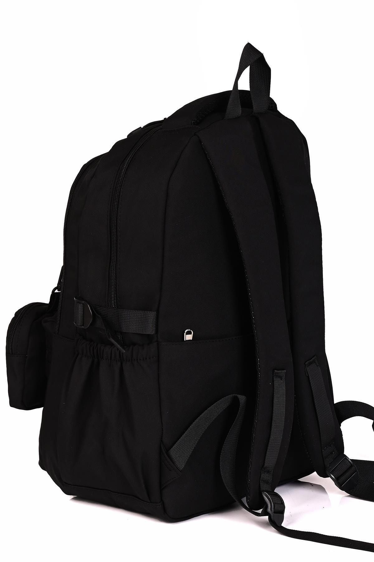 Young 51586 Unisex Geniş Hacimli Okul Sırt Çantası Siyah