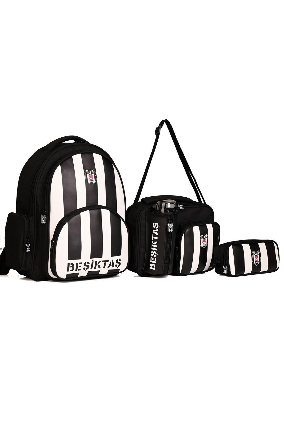 Beşiktaş 24352 Lisanslı Okul Sırt Çantası 4'Lü Set