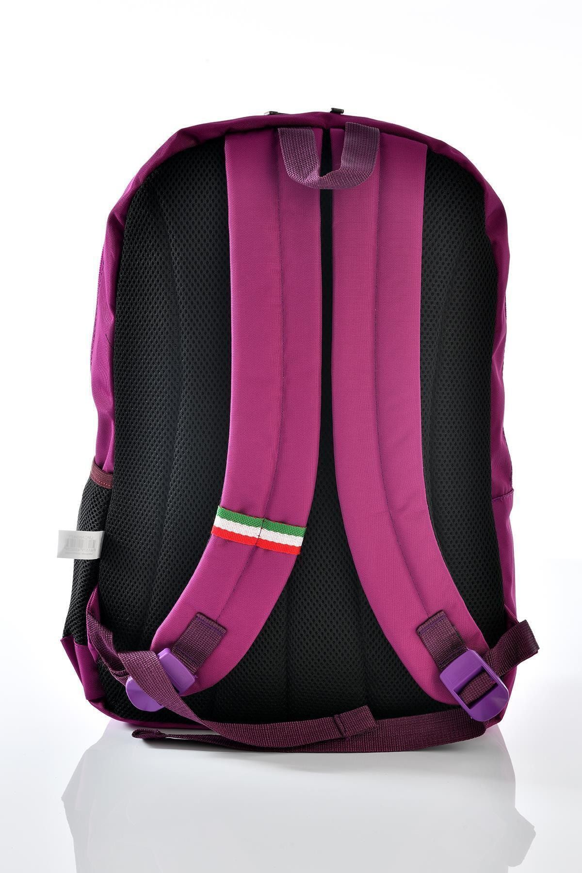 9471 Okul Sırt Çantası Kalemlikli Set Mor