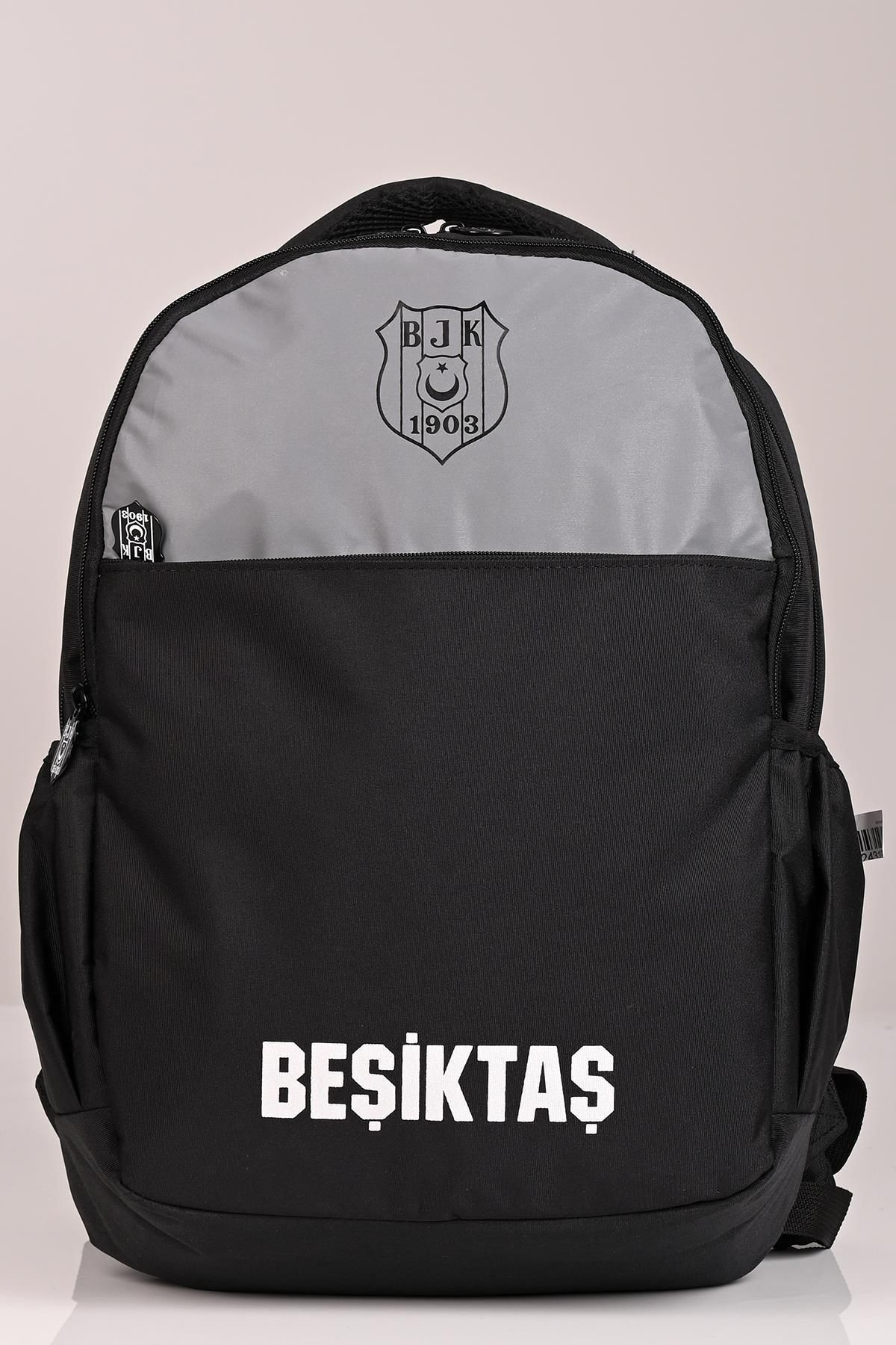 24319 Reflektör Detaylı Lisanslı Okul Sırt Çantası Siyah