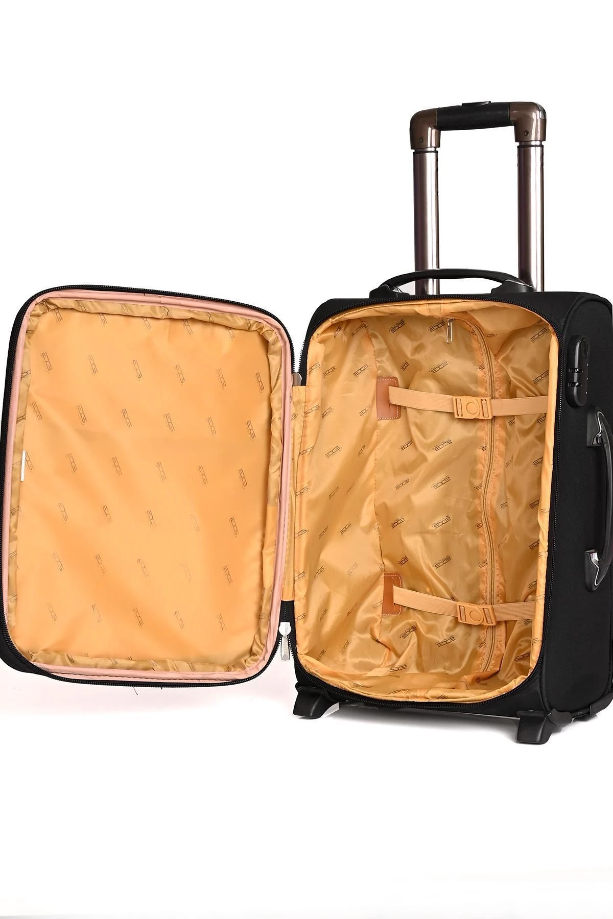 Ground 2 Tekerlekli Kabin Boy Valiz – Şık ve Dayanıklı Kumaş Pilot Valiz, Hafif Tasarım