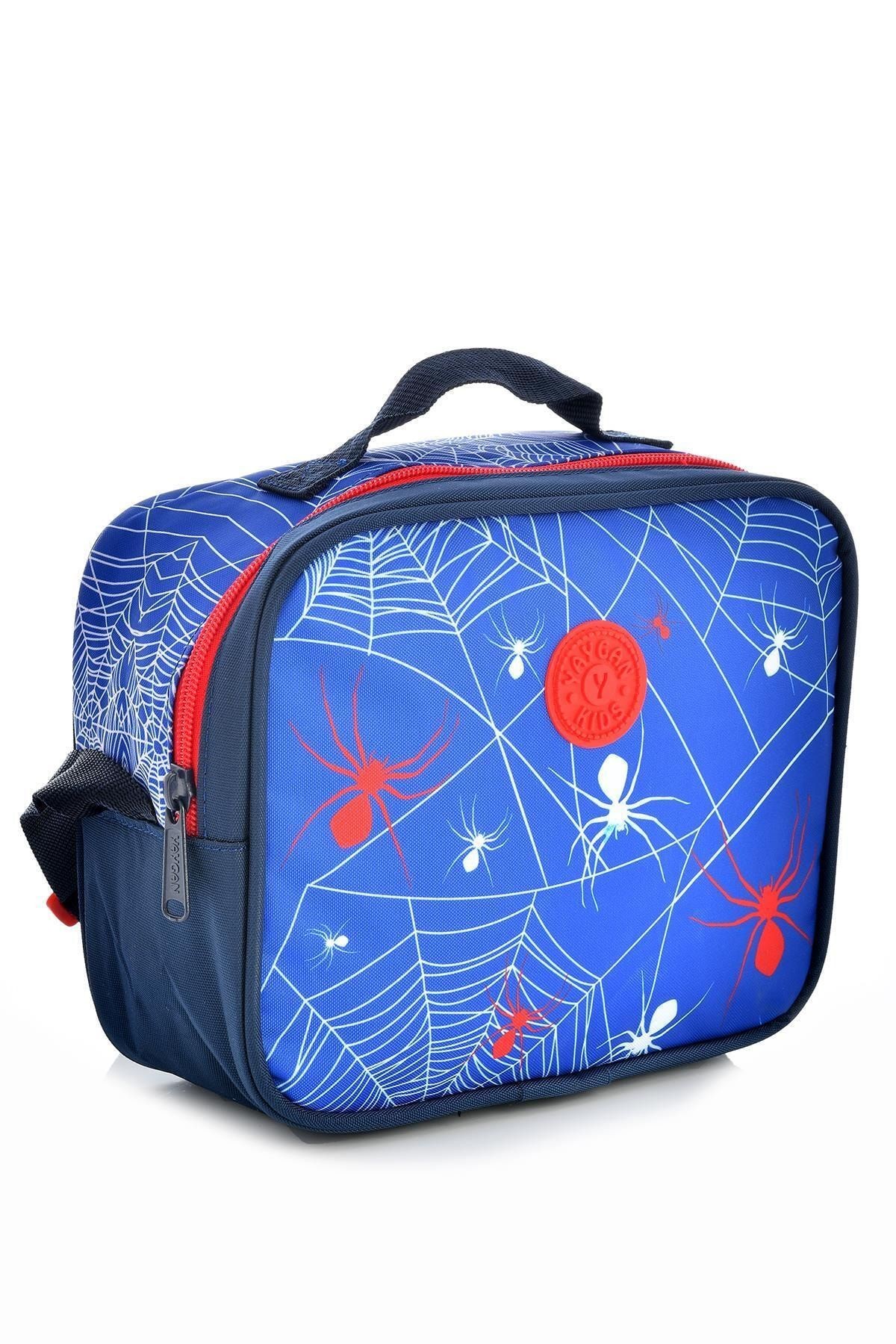 Kids 14374 Örümcek Desenli Okul Sırt Çantası 3'lü Set