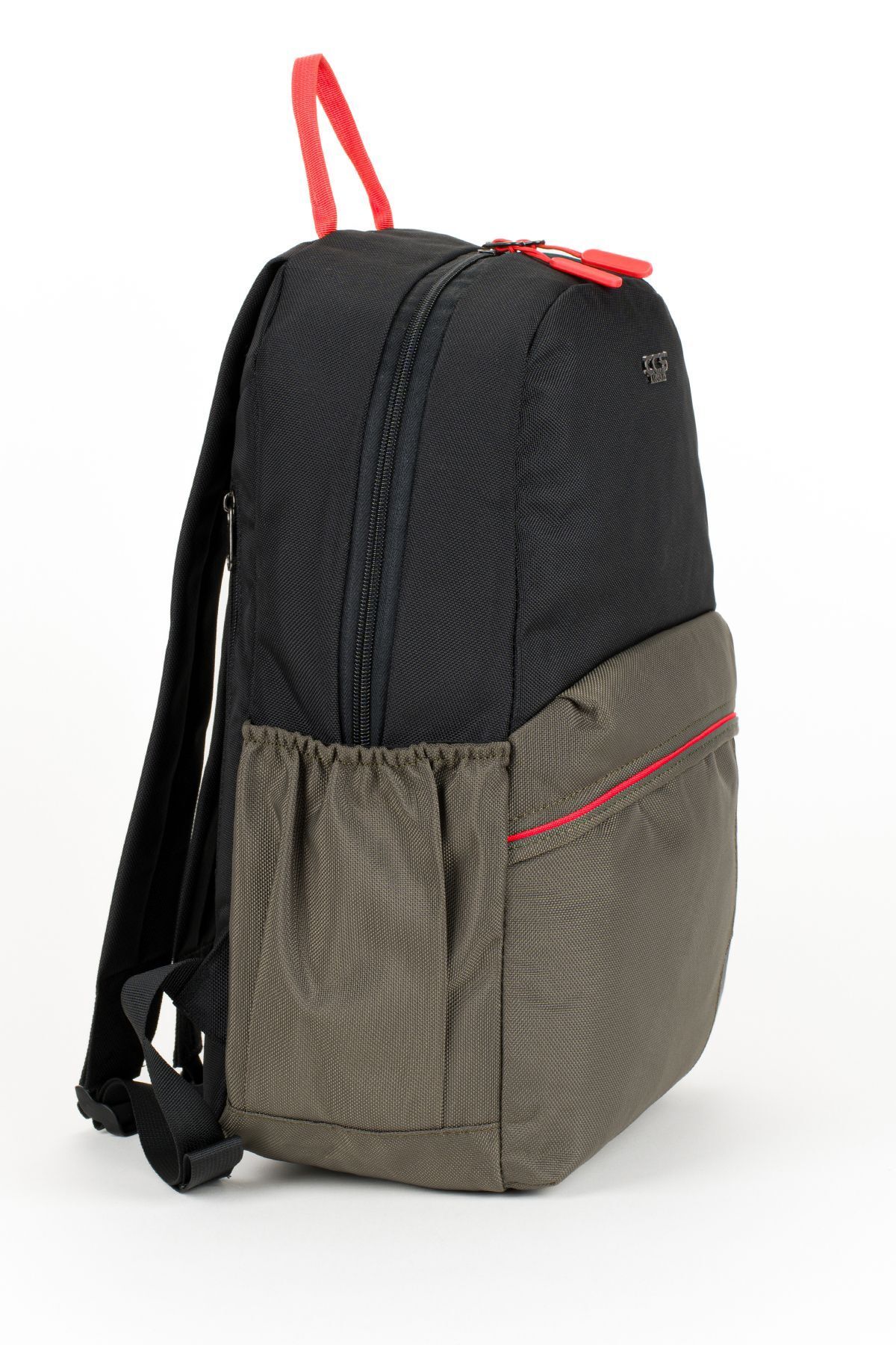 Ççs 51526 Unisex Günlük Kullanım Okul Sırt Çantası Siyah-Haki