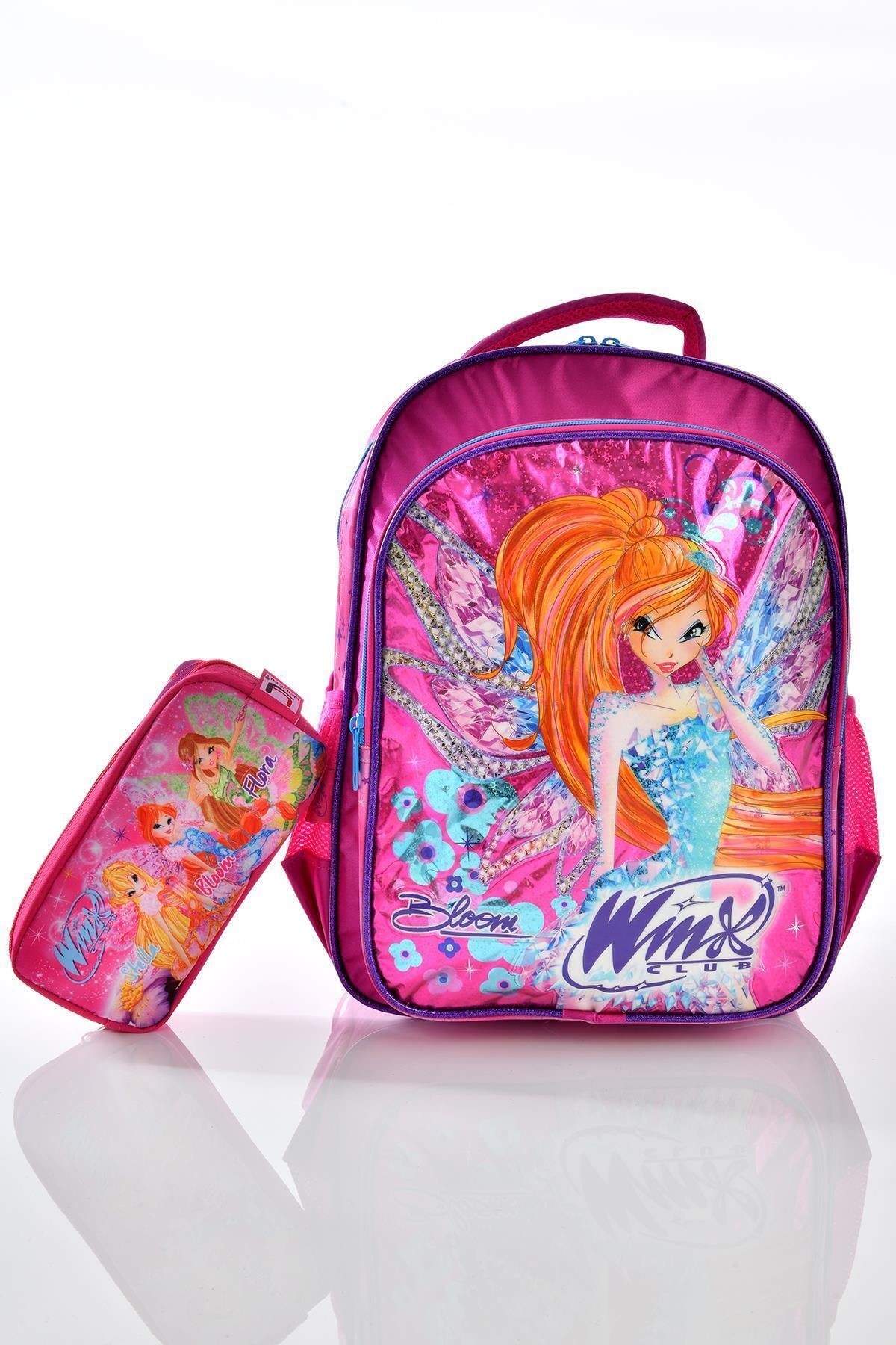 Lidyamed Winx 63292 Kanatlı Okul Sırt Çantası Kalemlikli Set