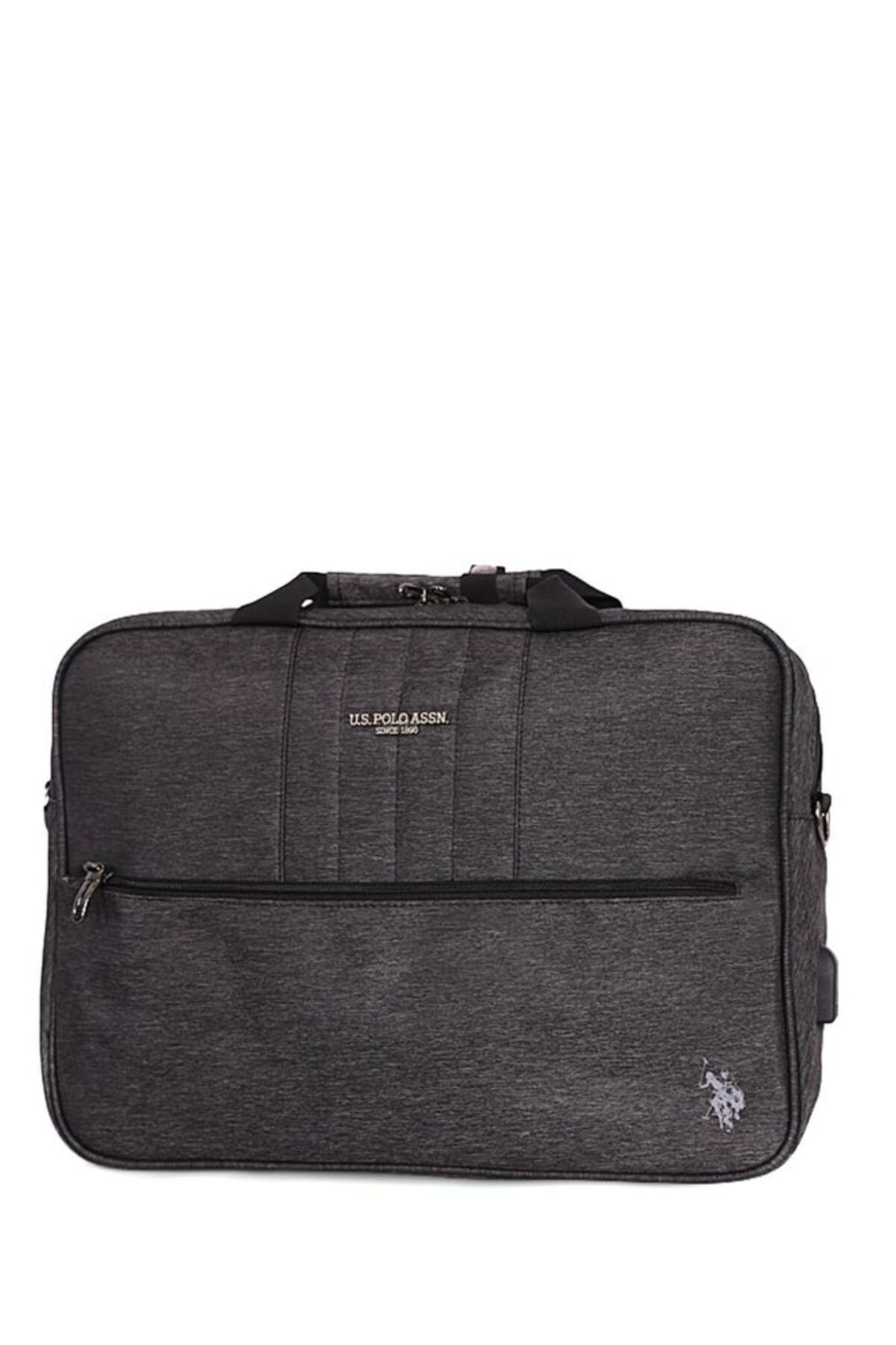 U.s. Polo Assn. Koyu Gri Unisex Laptop & Evrak Çantası Plevryd2352