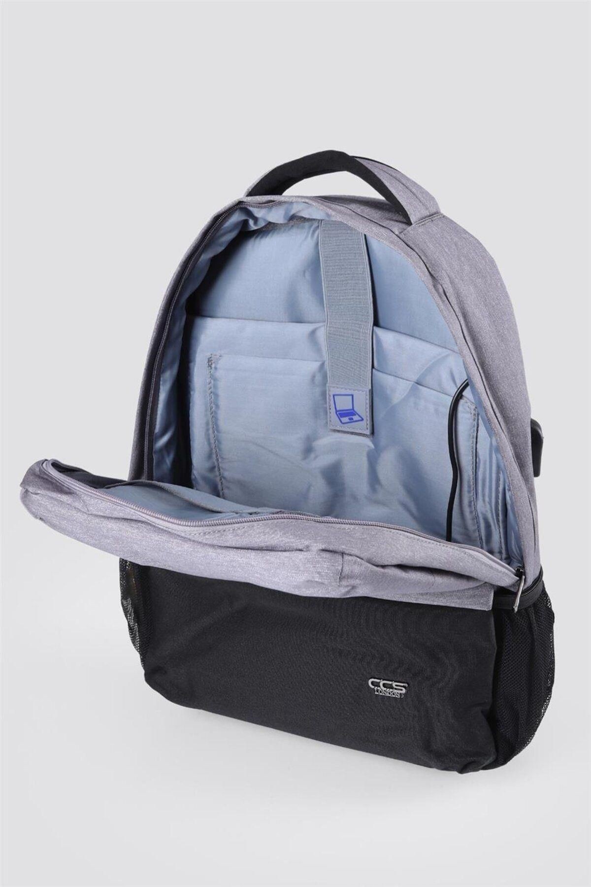 Ççs 51471 Unisex Laptop Bölmeli Çok Gözlü Seyahat Business Sırt Çantası