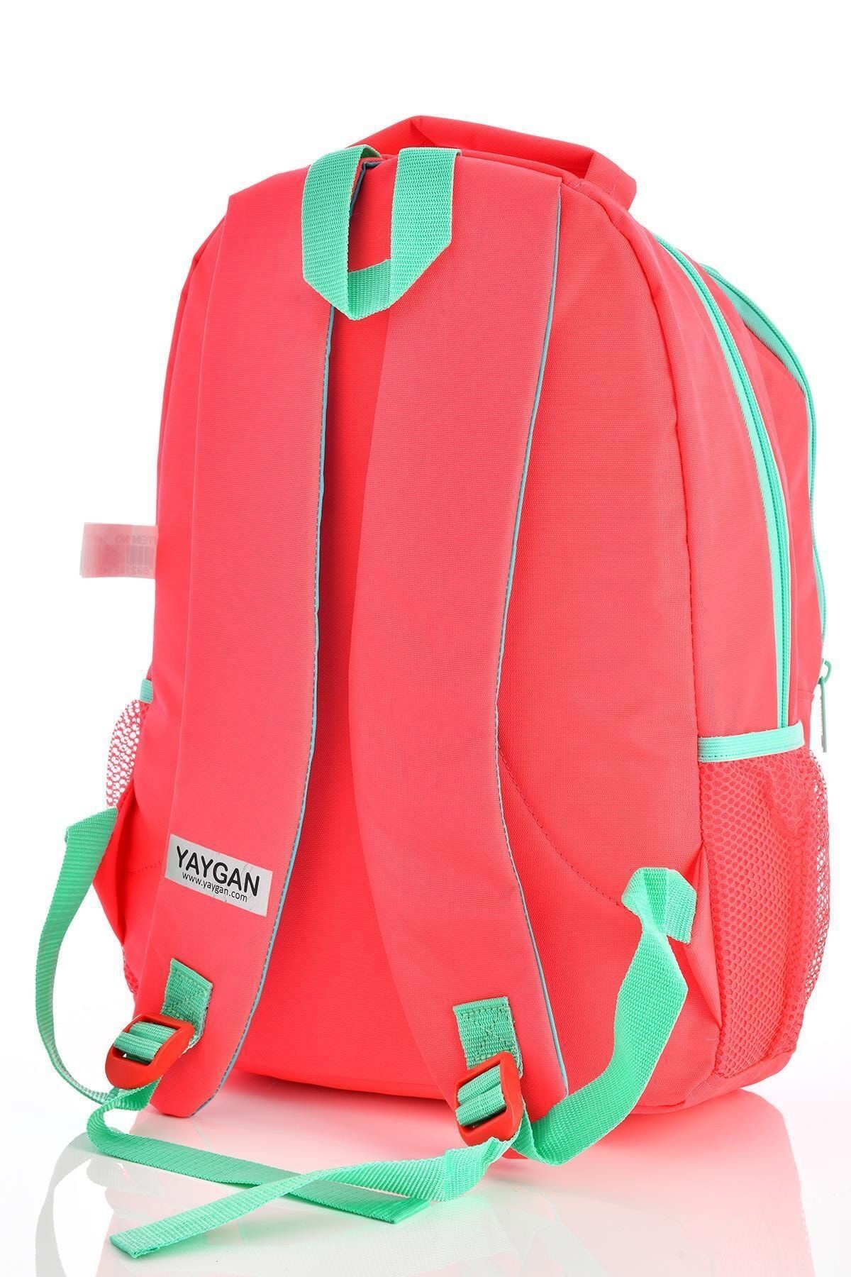 Kids 14377 Flamingo Desenli Okul Sırt Çantası 3'lü Set Pembe